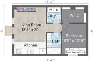 Compton Ave 600 Sf Garage Conversion 01