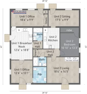 Indio 1712 Sf Commercial & Residential Remodel & Addition 01