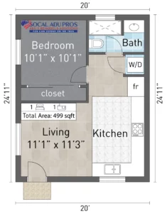 Jurupa Valley 499 Sf Detached Adu 1 Br 1 Bth 01