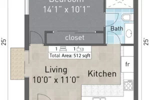 Los Angeles 512 Sf Detached Garage Conversion 1 Br 1 Bth 01