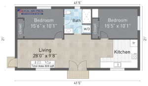Menifee 869 Sf Detached Adu 2 Br 1 Bth 01