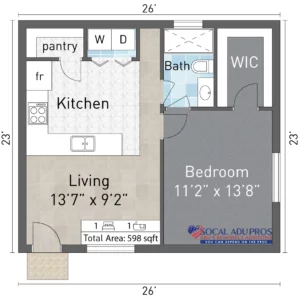 Perris 598 Sf Detached Adu 1 Br 1 Bth 02