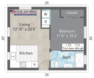 San Bernardino 499sf Detached Adu 1 Br 1 Bth 01