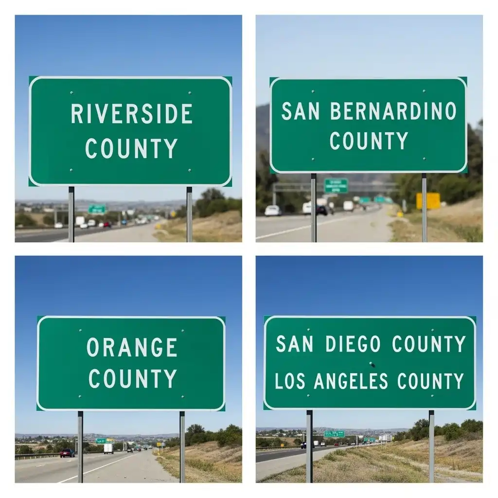 Areas Served - riverside county, dan bernadino county, orange county, los angeles county and san diego county